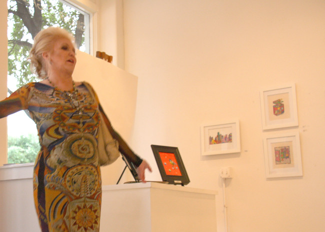 Barbara arrives photo